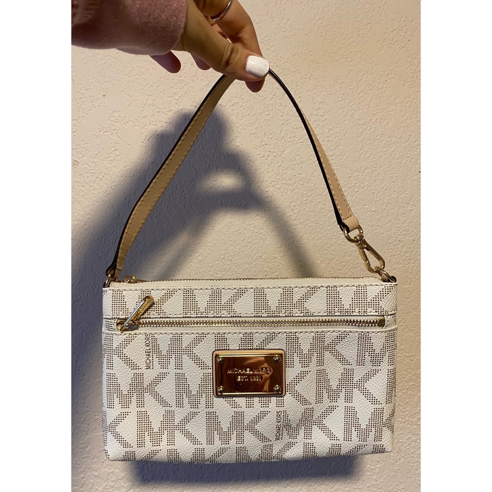 Michael Kors Monogrammed Wristlet